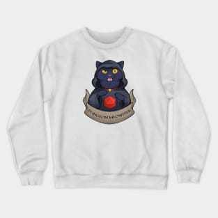 Dungeon Meowster Black Kitty Crewneck Sweatshirt